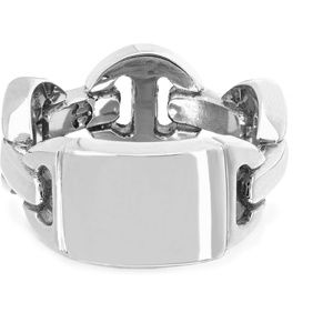 HOORSENBUHS BRUTE CLASSIC TRI-LINK MONOGRAM SIGNET